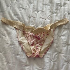 Vintage Dior Pink Logo Bikini Bottoms size 4